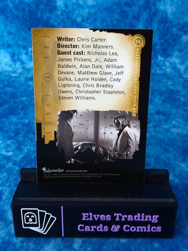 The X-Files: Season 9 SINGLE Non-Sport Trading card by Inkworks 2003 - Picture 120 of 184