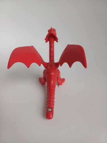Playmobil Drago Respira Fuoco Rosso Figura Medievale Fantasy Geobra 2009 - Foto 4 di 6
