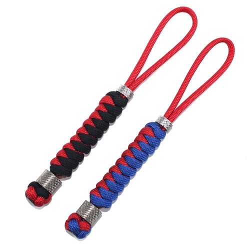 2er Pack Messer Lanyard 550 Paracord Lanyard für Messer EDC Rucksack Zipper Pulls - Bild 3 von 9