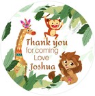 Personalised Glossy Jungle Theme Party Decoration, Safari, Birthday Picks