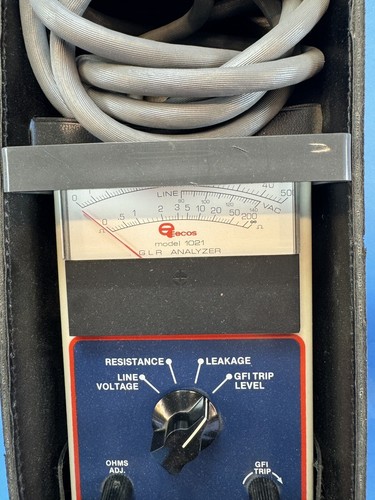 Ecos GLR GFI Leakage and Resistance Analyzer Model 1021 (D3) - Picture 3 of 6