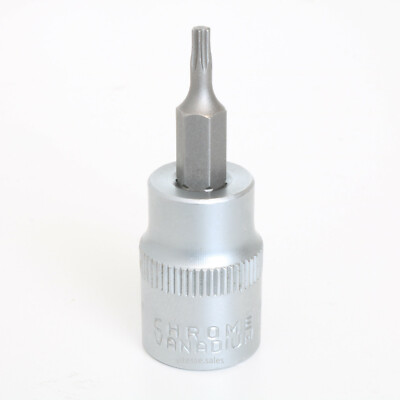 T10 Torx Socket 3/8 Drive Draper Expert TX-STAR Knurled Socket Bit T 10 Stubby
