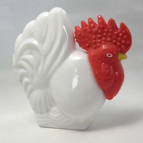 De Colección Gallo Pollo Botella Leche Vidrio Avon Granja Granero Countrycore Figura COMPLETA - Imagen 3 de 9