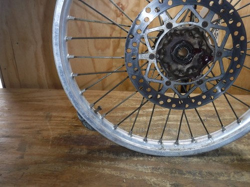 1996 Yz250 Front Wheel Rim Hub Spokes Complete - Picture 5 of 10