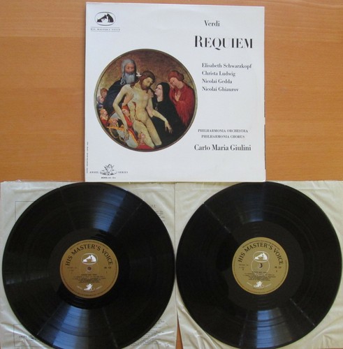 AN 133-4 ED1 Verdi Requiem Schwarzkopf Ludwig Giulini White Angel Mono NEAR MINT - Picture 1 of 5