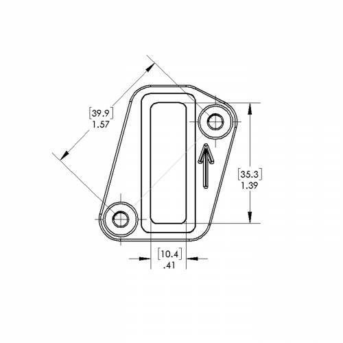 3.00 OD aluminum Mass Air Flow MAF Sensor Flange Bung for VW MK5 MK6 & Audi FSI - Picture 2 of 4