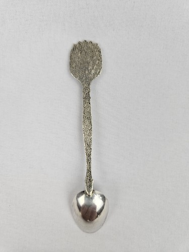 VINTAGE SPAIN STERLING SILVER ESPANA ENAMEL SOUVENIR TRAVEL SPOON  - Picture 2 of 2