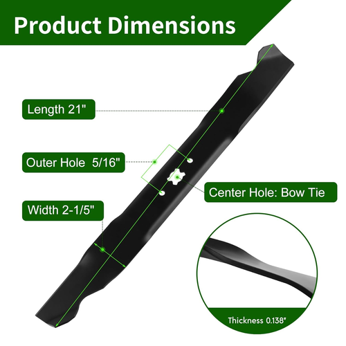 Docas 21 Zoll Mähwerk Mulchmesser für Troy Bilt TB280ES TB240 TB130 TB230 TB21 - Bild 3 von 12