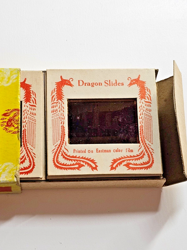 VISTA DE HONG KONG JUEGO DE 6 CAJAS DE 20 DIAPOSITIVAS DRAGÓN COLOR MONTADAS DE COLECCIÓN RARO - Imagen 8 de 11
