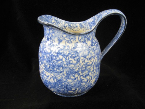 Vintage Stangl 9" Milchkrug mit Schwamm bemalt - um 1955-70 - USA - Bild 5 von 11