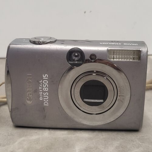 Canon Ixus 850 IS 7.1MP Image stabiliser CCD sensor F2.8 lens 3.8 xzoom used - Picture 4 of 11
