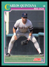 1991 Score 149 Carlos Quintana Boston Red Sox