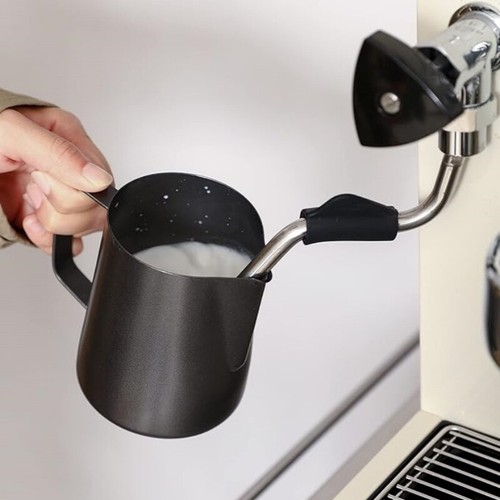 12oz Coffee Frothing Jug Latte Art Milk Frother Pitcher Stainless Measurement - Picture 2 of 7