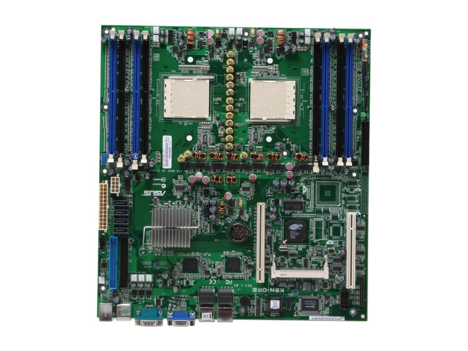 ASUS K8N-DRE Socket 940 NVIDIA nForce 2200 Dual Opteron HPC Server Motherboard - Image 3 of 4