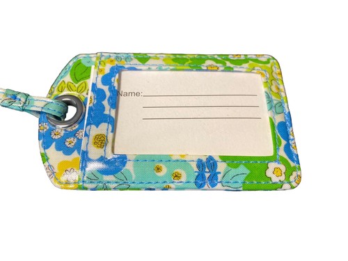 Vera Bradley ID Luggage Tag English Meadow New - Picture 2 of 2