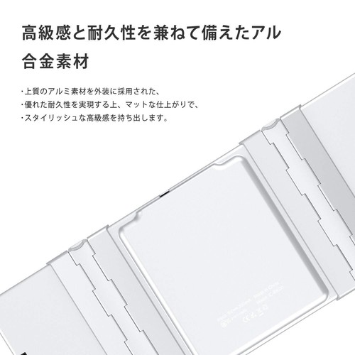 iClever Keyboard bluetooth USB Thin Foldable Keyboard Compatible with IOS/Androi - Picture 7 of 8