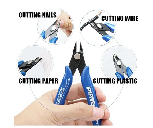 Electrical Wire Cable Cutters Cutting Side Snips Flush Pliers - Picture 9 of 9