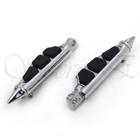 Chrome Spike Foot Pegs Mount Male Peg for Harley Dyna Softail Sportster Chopper 