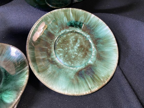 Blue Mountain? Flow Green Canadian Pottery Coffee Set - Picture 3 of 8