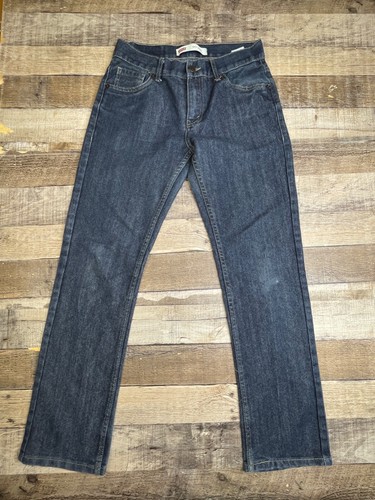 Lot of 2 Levi's 511 514 Slim & Straight Fit Jeans Size 28x28 (16 Reg) Dark Denim - Picture 4 of 9