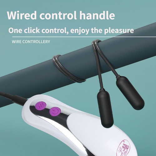 Männlicher elektrischer Harnröhrendehner Dick Dilator Dual Ei Penisplug Verstärker Werkzeug - Bild 2 von 7