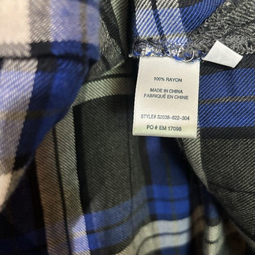 Side Stitch Shirt Womens XS Multicolor Plaid Button Up Blouse Top - Picture 8 of 9