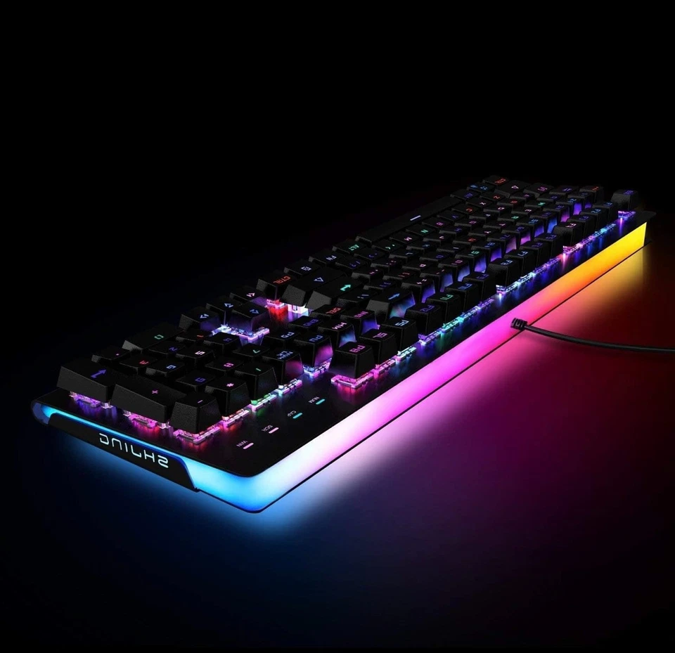 ETROBOT Fully Customizable Mechanical RGB Gaming Keyboard with MX Blue Switches - Image 2 of 4