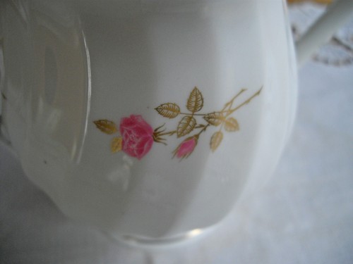 Vintage Syracuse Fine China Silhouette COURTSHIP Sugar Bowl w/ Lid ~ - Picture 6 of 8