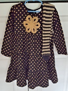 Skirt Hanna Andersson Matching Dress Tee Tights Jacket Lot Set Shirt