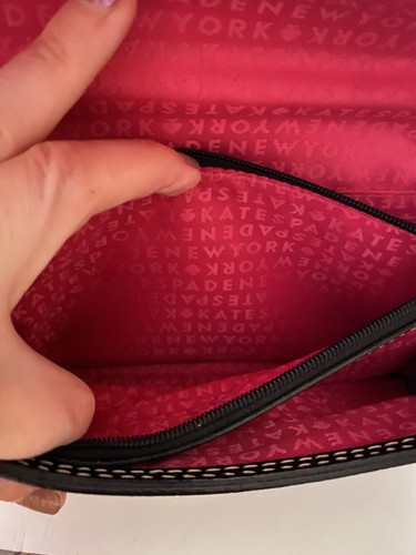 Kate Spade Natalie Wellesley Small Crossbody Clutch - Black kate spade Wallet - 第 9/10 張圖片