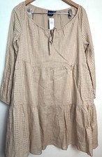 Gap Dress Women's Small Long Sleeve Boho Cottagecore Casual Pockets Lined Cotton