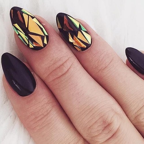 LÁMINA DE UÑAS DE VIDRIO ROTO 18 Colores EFECTO UÑAS Pegatinas Papel de Ángel Roto Reino Unido - Imagen 8 de 31