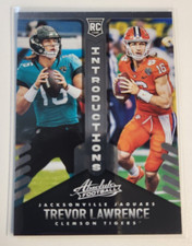 2021 Panini Absolute Trevor Lawrence Introductions Rookie Card. rookie card picture