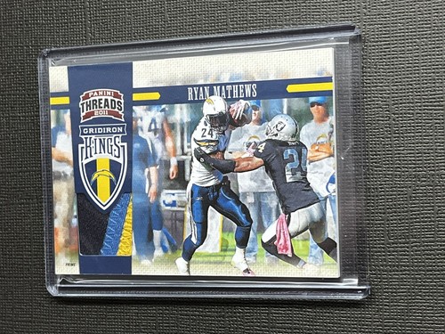 2011 PANINI THREADS GRIDIRON KINGS /99 RYAN MATHEWS Jersey Card  MT #40 - Picture 3 of 6
