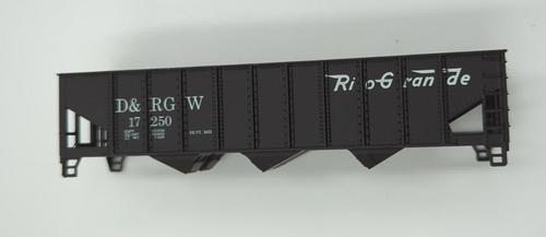Roundhouse 1493 Kit HO Scale - Denver & R.G.W. 3-Bay Hopper 17250 NOS - Picture 8 of 12