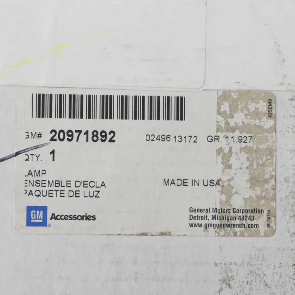 OEM NEW GENUINE 2011-2014 Chevrolet Camaro Cup Holder Ambient Lighting 20971892 - Изображение 3 из 3