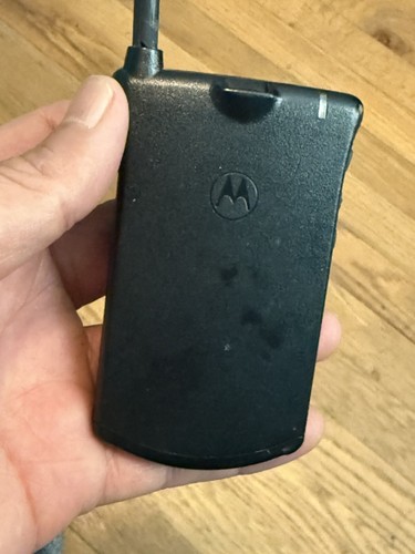 Motorola StarTAC Black (Verizon) Dual Band LCD Display Flip Cell Phone For Parts - Afbeelding 3 van 8