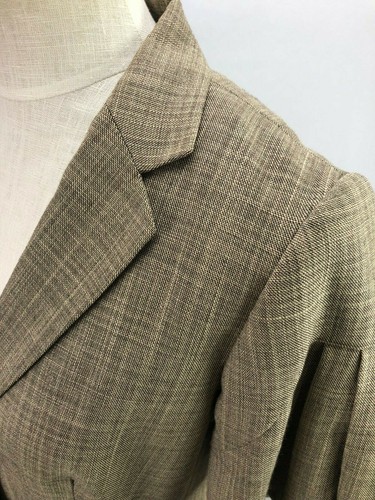 Banana Republic Women's Wool Blend Brown Blazer 8 - Picture 3 of 7