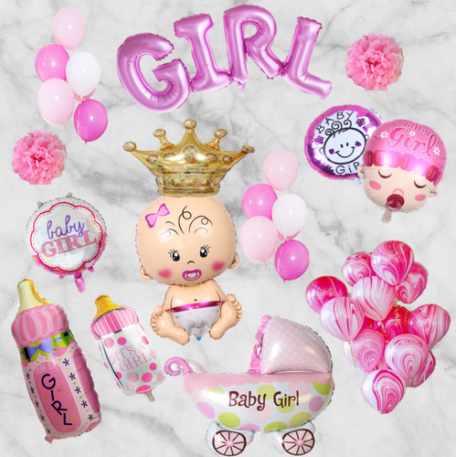 ♀ ♂ ➪Geburt Party bis 109cm Luftballons ✔XXL Folienballon Deko Mädchen Junge NEU - Bild 4 von 18