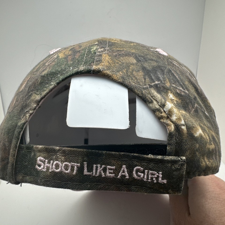 Remington Hat Shoot Like a Girl Embroidered Adult Baseball Cap Camo