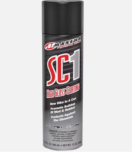 Maxima High Gloss SC1 Clear Coat Silicone Spray 12oz - Picture 2 of 8