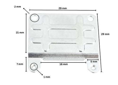 Adaptador de soporte de tarjeta de tamaño medio a completo 5 piezas inalámbrico Wifi Mini PCI-E 10 tornillos - Imagen 7 de 7