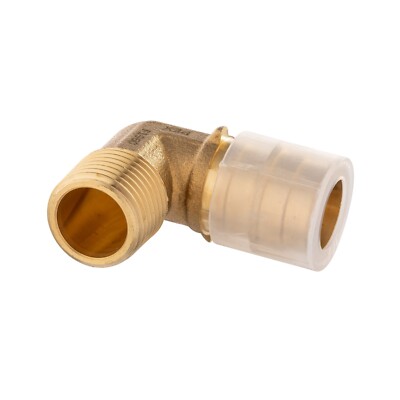 EFIELD Pex A Pipe 3/4''x3/4'' Male NPT Elbow Expansion Brass Fittings, Lead Free