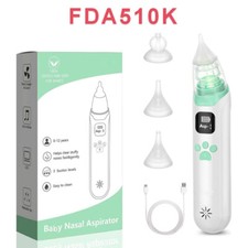 Electric baby nasal aspirator with negative pressure and anti-reflux