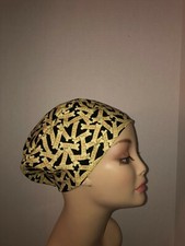 Euro Scrub Hat Dog Bones Treats Or Surgical Cap CNOR CHEF CRNA Xray Veterinarian