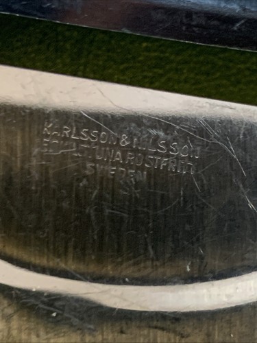 Vtg Swedish Cheese Plane Slicer KN Karlsson Nilsson 18/8 Stainless Mod Century - Picture 4 of 5