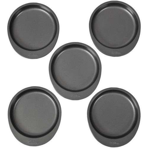 5 Piece Layer Cake Pan Set Non-Stick Bake Easy Layers 6 Inch Round Pans New - Picture 10 of 15