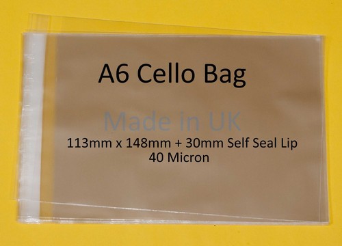 Clear Cello Card Bags Self Seal - Cellophane Display Bag for Cards & Photos - UK - Picture 34 of 49