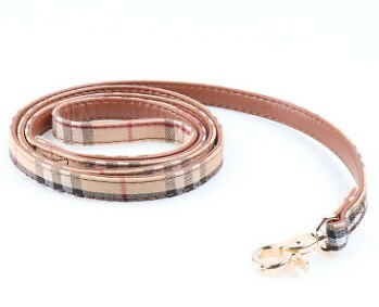 Dog Collar Original Leather Tartan Pet Collar With Bow Decoration - Picture 46 of 70