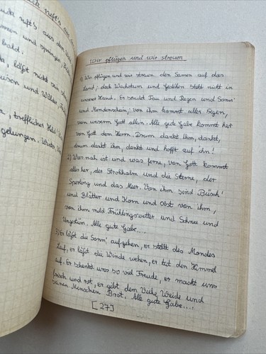 handgeschriebenes Buch Lieder Gedichte Schule - Bild 6 von 12